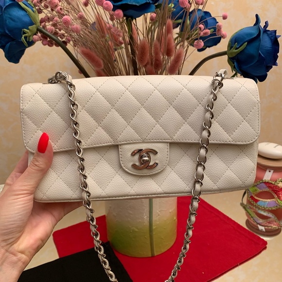 CHANEL Handbags - SOLD.Chanel caviar Small classic with SHW